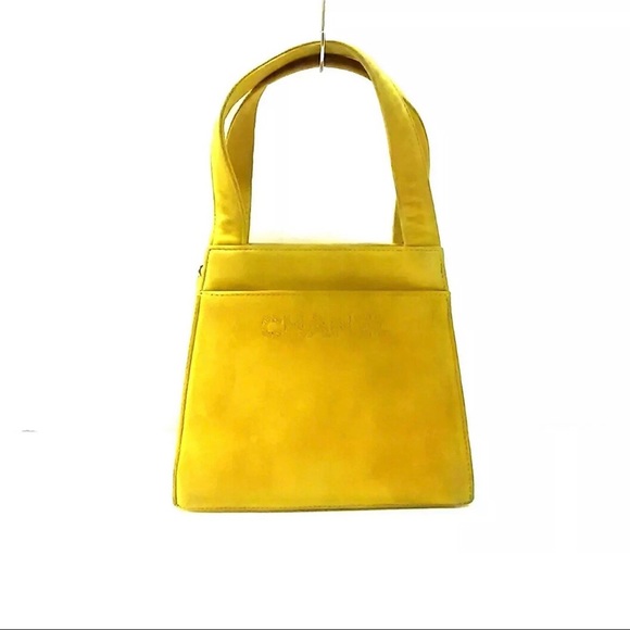 Chanel Yellow Mustard Embroidered Shoulder Bag - Picture 3 of 8